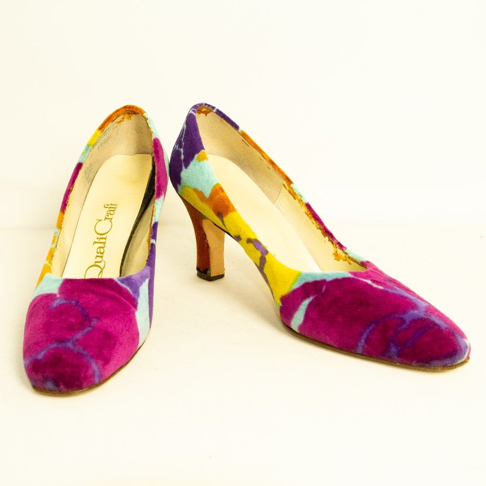 Vintage QualiCraft Multicolored Heels